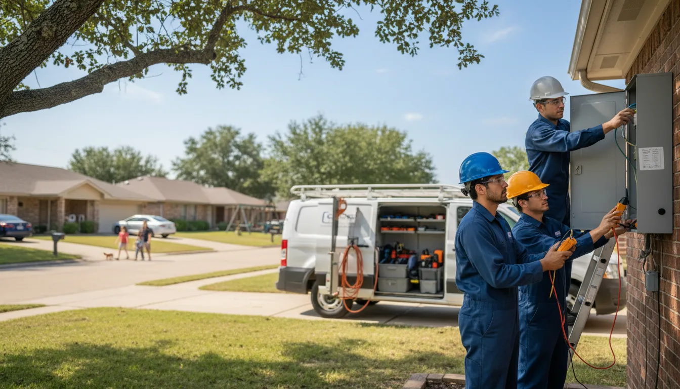 Certified electrician providing emergency electrical services in Alexander, NC